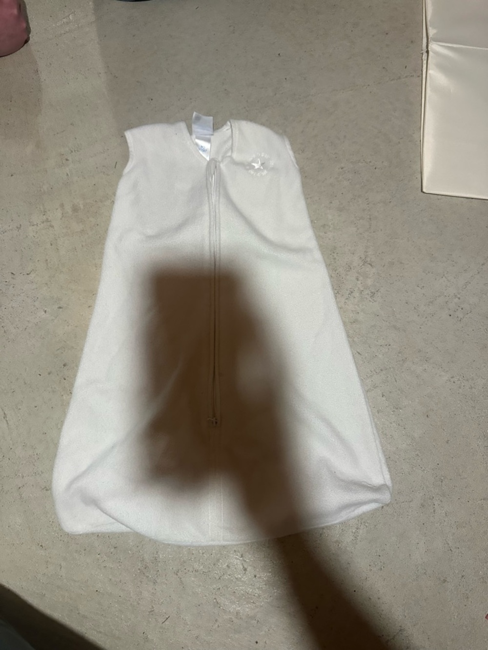 Halo White Fleece Baby Sleep Sack